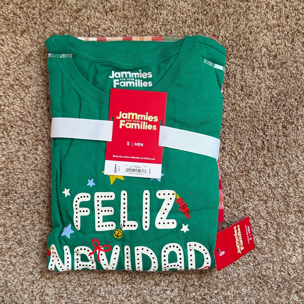 NWT Kohls Jammie’s for your Families Felix Navidad, Men, S